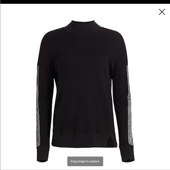 n: Philanthropy Long Sleeve Mock Neck Sweater Medium - Picture 3 of 9